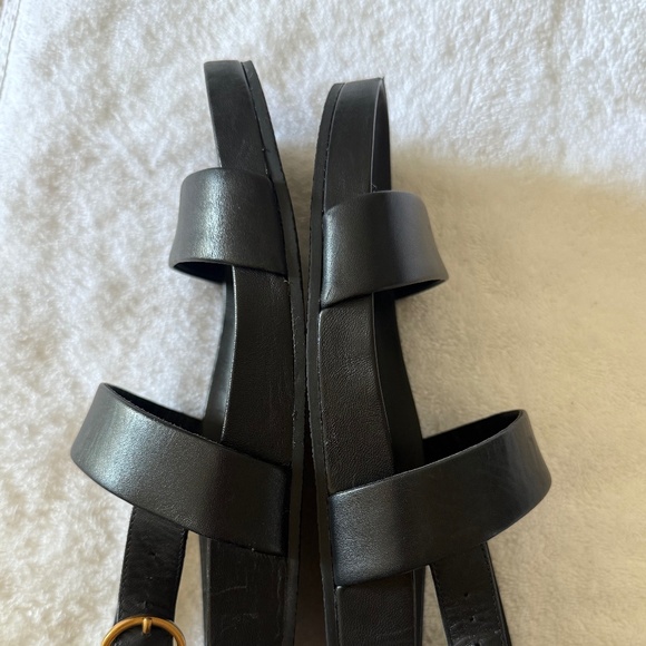 TORY BURCH Calf Leather Sport Sandals, Color Black,  Size 8 (Style No 88339) - Picture 11 of 16